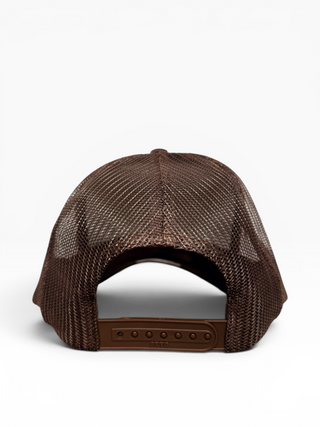 Gold Dogs Brown Gradient Trucker Hat