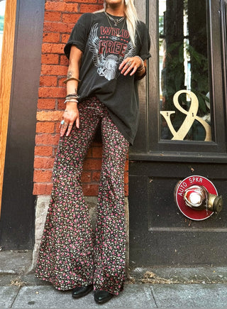 Stevie Velvet Bell Bottom Pants