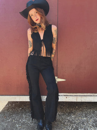 I Never Lie Fringe Pants