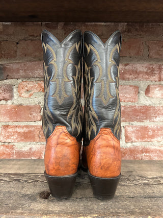 Tony Lama Lizard Tip Cowboy Boots Size W 9.5/M 8