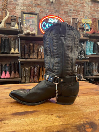 Skull Nickel Boot Harness Chain