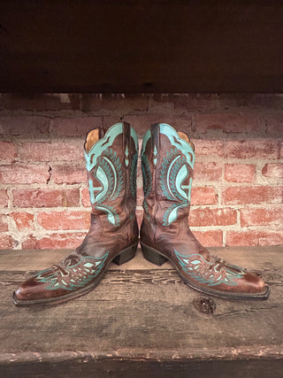 JB Dillon Cowboy Boots Women's Size 8