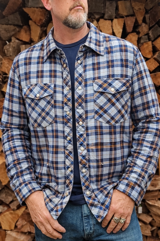 Wrangler Quilted Lined Flannel Shirt