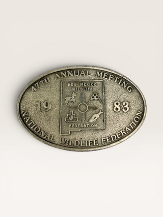 1983 New Mexico National Wildlife Federation Commemorative Belt Buckle