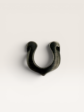 Horseshoe Titanium Steel Ring