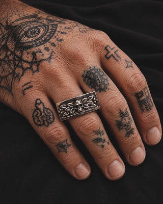 Skull Stash Biker Ring