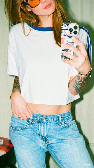 Time After Time Crop Top Tee