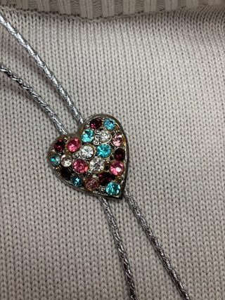 Sparkle Heart Bolo Tie