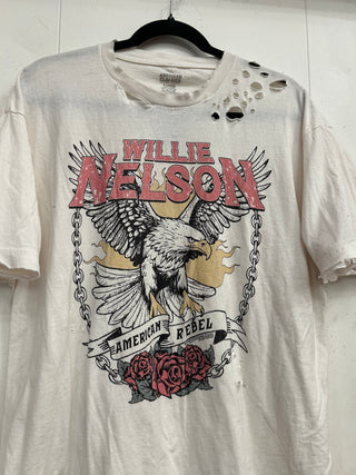 Chop Shop Willie Nelson American Rebel T-Shirt