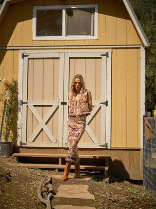 Smoke On The Water Tie Front Sweater Vest