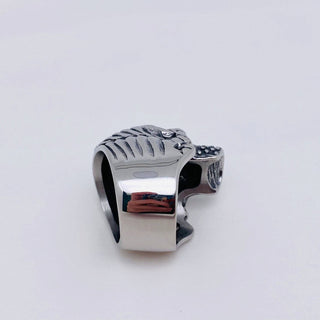 Nightrider Skull Biker Ring