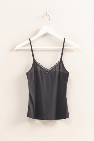 This Is It Lace Trim Tank