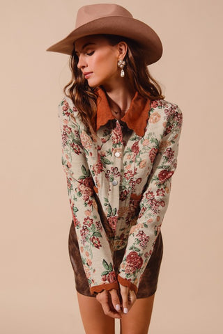 Letting Me Down Jacquard Tapestry Jacket