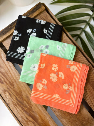 Sadie Floral Printed Bandana