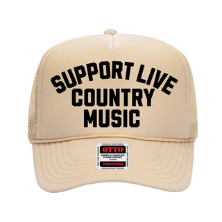 Support Live Country Music Trucker Hat